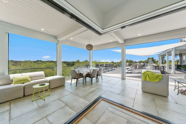 Dining room, Interior, Living room, Recessed Lighting, Sun Room