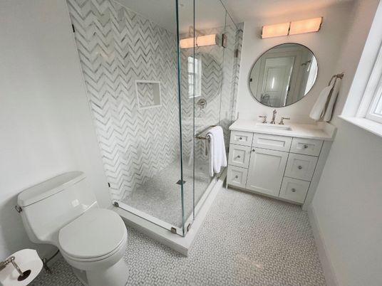 Bathroom, Glass Shower, Interior