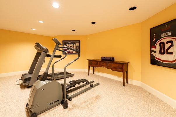 Fitness Equipment, Interior, Recessed Lighting