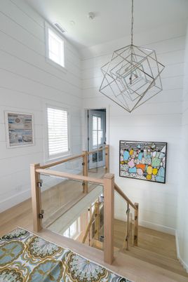 Interior, Pendant Lights, Wood Texture Flooring