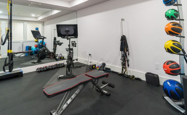 Fitness Equipment, Interior, Recessed Lighting