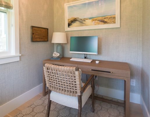 Home Office, Interior, Wood Texture Flooring
