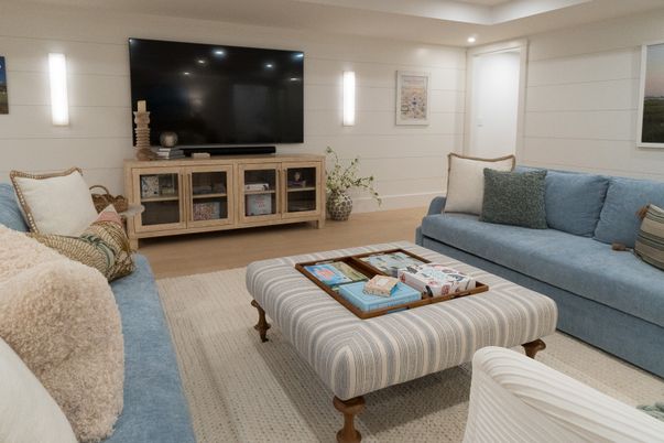 Interior, Living room, Recessed Lighting