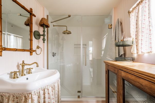 Bathroom, Glass Shower, Interior