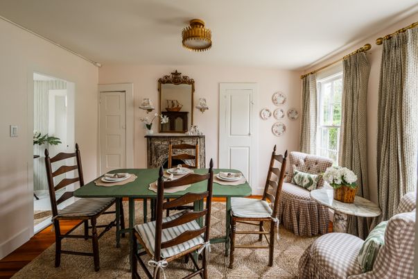 Dining room, Interior, Wood Texture Flooring
