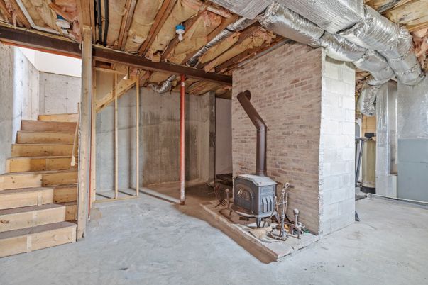 Fireplace, Interior, Stone Walls