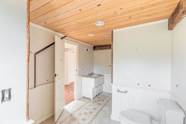 Bathroom, Interior, Wooden Ceilings
