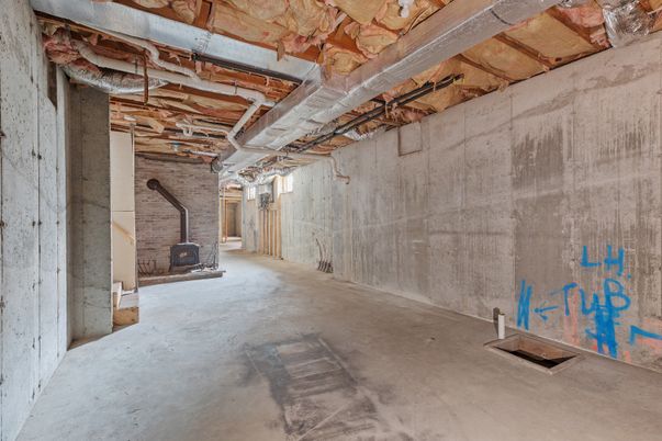 Fireplace, Interior, Stone Walls