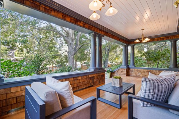 Exterior, Pendant Lights, Wood Texture Flooring