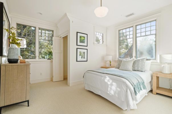Bedroom, Interior, Pendant Lights