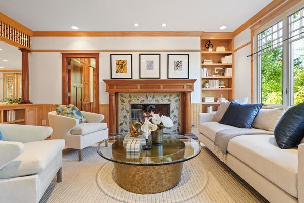 Fireplace, Interior, Living room, Recessed Lighting