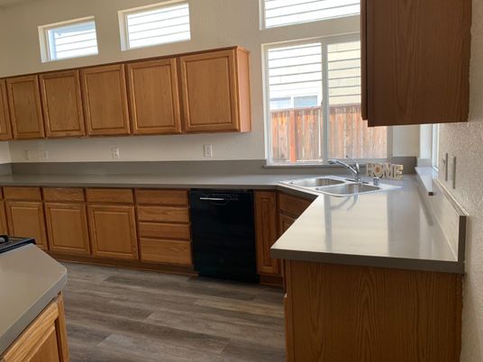Interior, Kitchen, Wood Texture Flooring