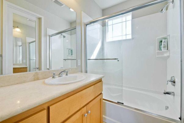 Bathroom, Glass Shower, Interior, Tile Countertops