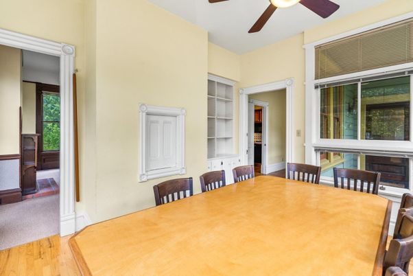 Dining room, Interior, Wood Texture Flooring
