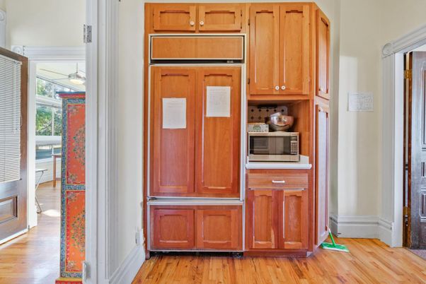 Interior, Kitchen, Wood Texture Flooring