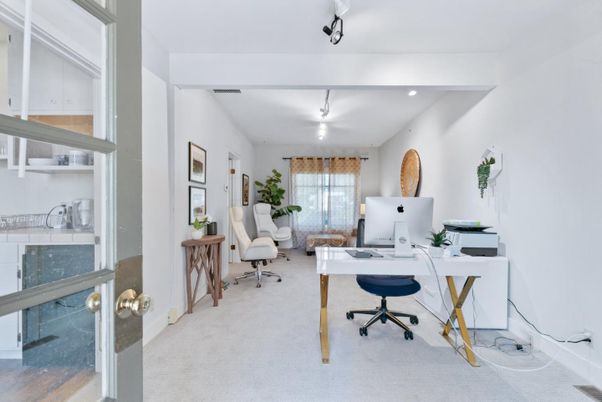 Home Office, Interior, Recessed Lighting