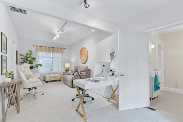 Home Office, Interior, Recessed Lighting