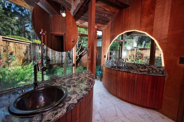 Bathroom, Dual Sink Vanities, Hot Tub, Interior, Marble