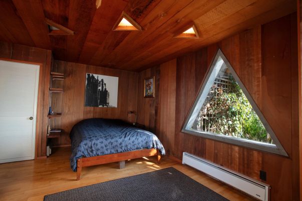 Bedroom, Interior, Wooden Ceilings, Wood Texture Flooring, Wooden Walls