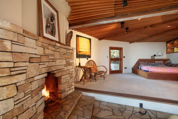 Fireplace, Interior, Stone Walls, Wooden Beams, Wooden Ceilings
