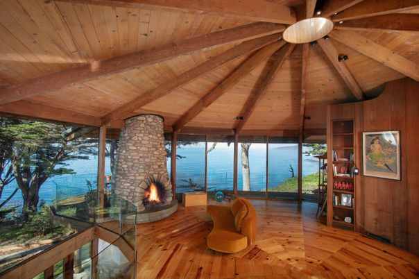Fireplace, Interior, Water, Wooden Beams, Wooden Ceilings, Wood Texture Flooring, Wooden Walls