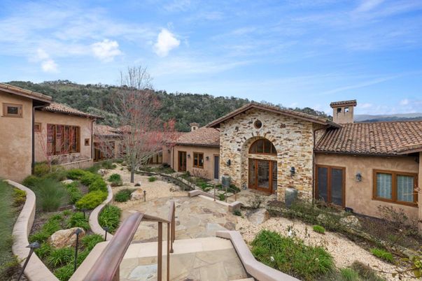 Backyard, Exterior, Facade, Mediterranean