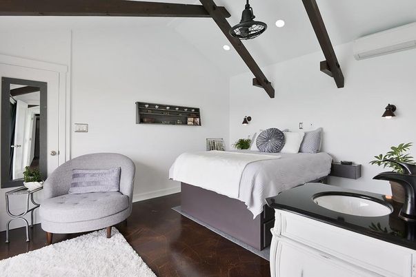 Interior, Recessed Lighting, Wooden Beams, Wood Texture Flooring