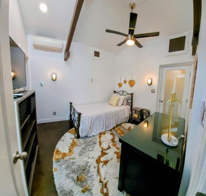Bedroom, Interior, Recessed Lighting