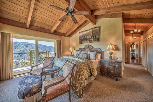 Bedroom, Interior, Wooden Beams, Wooden Ceilings