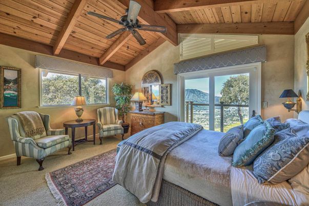 Bedroom, Interior, Wooden Beams, Wooden Ceilings