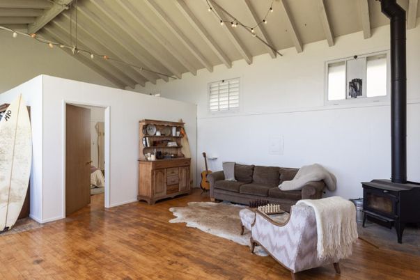Interior, Living room, Pendant Lights, Wood Texture Flooring