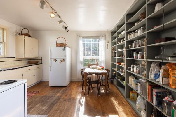 Dining room, Interior, Wood Texture Flooring