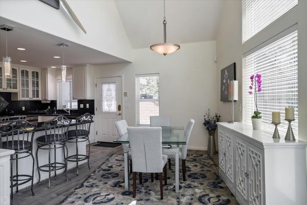 Dining room, Interior, Kitchen, Pendant Lights, Recessed Lighting