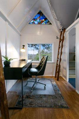 Home Office, Interior, Wood Texture Flooring