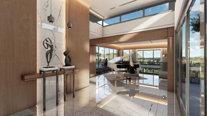 Interior, Marble, Piano