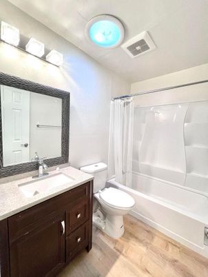 Bathroom, Interior, Wood Texture Flooring