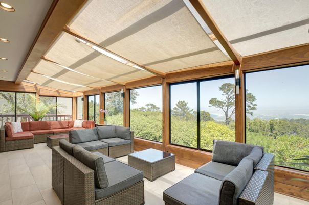 Interior, Living room, Recessed Lighting, Sun Room, Water