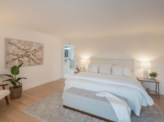 Bedroom, Interior, Wood Texture Flooring