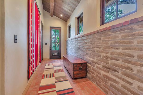Interior, Recessed Lighting, Stone Walls, Wooden Beams, Wooden Ceilings