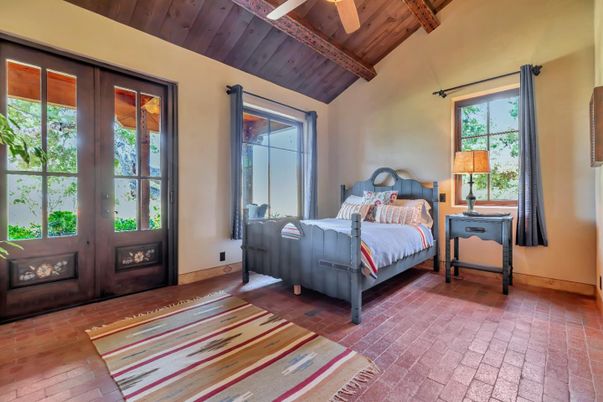 Bedroom, Interior, Wooden Beams, Wooden Ceilings