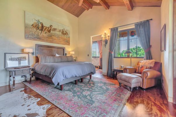 Bedroom, Interior, Wooden Beams, Wooden Ceilings, Wood Texture Flooring