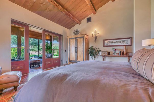 Bedroom, Interior, Wooden Beams, Wooden Ceilings, Wood Texture Flooring