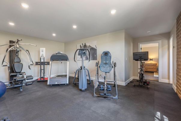 Fitness Equipment, Interior, Recessed Lighting
