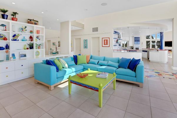 Interior, Living room, Recessed Lighting