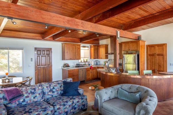 Interior, Kitchen, Living room, Wooden Beams, Wooden Ceilings