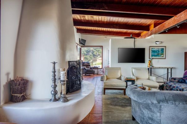 Fireplace, Interior, Living room, Wooden Beams, Wooden Ceilings, Wood Texture Flooring