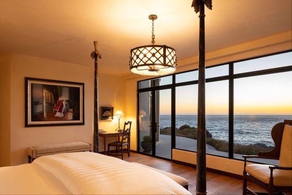Bedroom, Interior, Water, Wood Texture Flooring