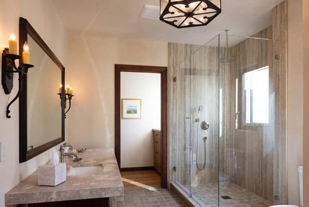 Bathroom, Glass Shower, Interior