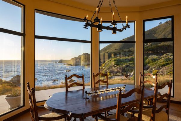 Chandelier, Dining room, Interior, Water, Wood Texture Flooring