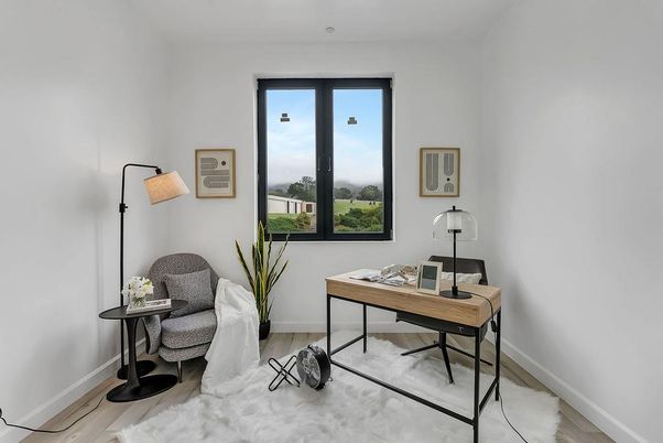 Home Office, Interior, Wood Texture Flooring